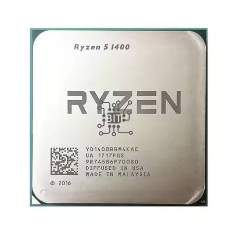 Ryzen 5 1400 R5 1400 3.2 GHz Quad-Core Eight-Thread CPU Processor YD1400BBM4KAE Socket AM4