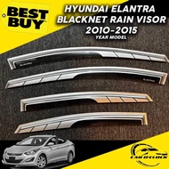 Hyundai Elantra Blacknet Rain Visor (2010-2015)