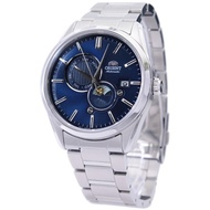 [Creationwatches] Orient Contemporary Sun  Moon Blue Dial Automatic RA-AK0308L10B Mens Watch