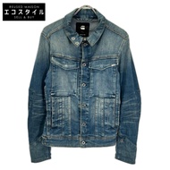 จี-สตาร์ รอว์ D06813-8969-424 เสื้อแจ็คเก็ตยีนส์ สีน้ำเงิน ไซส์ XXS【สินค้ามือสอง】