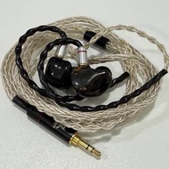 SE425+8mm動圈客製化耳機 & Royhps 8絞銀線