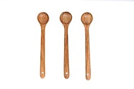 Woodkit Neem Wood Pickle (achar) Spoon with Long Handle for Kitchen Set of 3