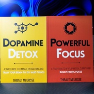 [New] Thibaut Meurisse Book Set – Dopamine Detox + Powerful Focus (Self-Improvement Bundle)