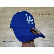 New Era 39Thirty Stretch Cooperstown Los Angeles Dodgers Blue/White Cap 100% Original Official