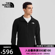 北面（The North Face）【经典款】软壳夹克男户外舒适春季上新|7WAK JK3/黑色 XXL/185