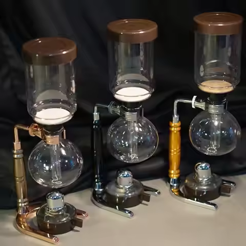 3/5Cups Syphon Coffee Maker Pots High Quality Coffee Kettle Pot Set Coffee Accessories Barista Tools