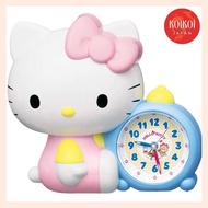 Seiko Clock Alarm Clock Desktop Clock Character Sanrio Hello Kitty White 184x202x118mm JF382A