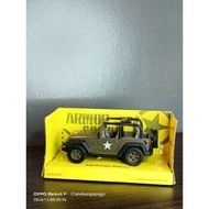 Die cast Welly Jeep Wrangler Rubicon