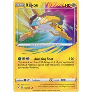 Pokemon TCG Card Raikou SS Vivid Voltage 050/185 Amazing Rare