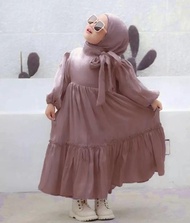 Arsyila Kids Fre Hijab Gamis Anak Usia 2-12 thn Gamis Syari Anak Perempuan Dress Anak Pesta Lucu COD