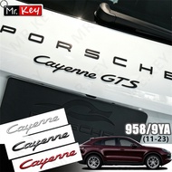 [Mr.Key] Premium Quality Rear Logo Badge for Cayenne 92A 2011-2017 | Turbo / GTS / 4S Custom Color R