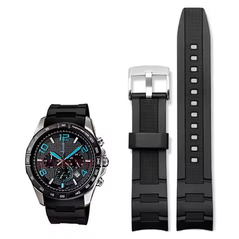 EFR-303 Silicone Rubber Watchband 22mm For Casio 5468 EDIFICE EFR-304 EFR-516PB EFR-516 Bracelet Wat