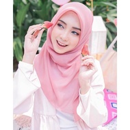 Tudung Bawal Cotton Delicious Square 45" Plain Scarf Hijab[TS]