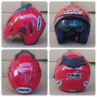 HELM INK DOUBLE VISOR T 1 ORIGINAL MERK NKC.AJM.BMT.FDL PAKING CEPAT