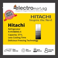 Hitachi R-HV480NS-X 6 Door Refrigerator 371L