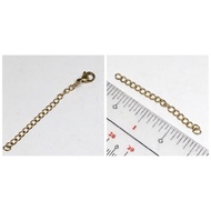 Gold / Rose gold stainless necklace extender