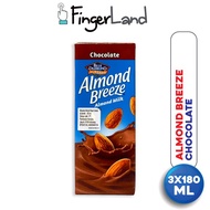 ALMOND BREEZE Almond Milk Chocolate 180 ml Susu Almond Coklat 3 PCS