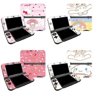 New 3DS LL XL Full Body Sticker Skin Cute Cartoon Game Host Colorful Stickers Phone Body Film Anime Game Machine Color Stickers Accessories