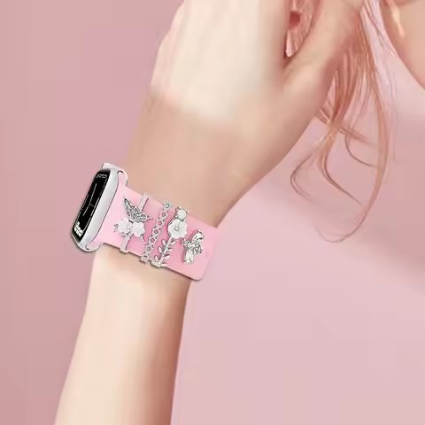 Fashion Diamond Strap Decorative Ring Watch Band Jewelry Bracelet Decoration Decor Accessories Ornam