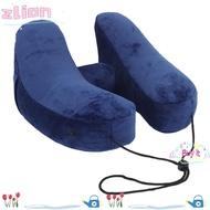 ZLION Inflatable Travel Pillow, Detachable Washable H-Shaped Travel Pillow, Durable Quick Fill Compa