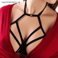 TW Gothic Elastic Lingerie Top Body Harness Cage Bondage Women's Bra Cage Bondage SG