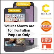 LCD Screen Display For IP 5 / IP 5S / IP 5C / IP SE 2016 (FREE TEMPERED GLASS)