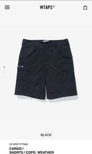Wtaps Jungle Short 22ss 黑色 01