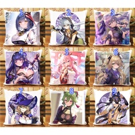 Pillow printed with Raiden Shogun Beidou Traveler Electro Fischl Dori Kuki Shinobu Yae Miko Razor Li