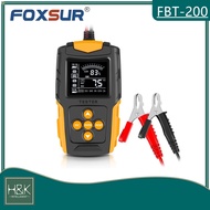 Foxsur รุ่น FBT-200 12V 24V เครื่องวิเคราะห์และทดสอบแบตเตอรี่ วัดค่า CA CCAใช้ได้ทั้งรถยนต์และมอเตอร์ไซค์