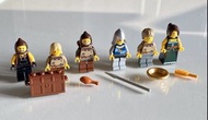 LEGO Castle 10193 Medieval Market Village 人仔 6隻連配件