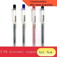 muji pens 10/5pcs MUJIs Gel Ink Pen 0.5mm Black/Blue/Red Gel Pens Cute Stationery Japanese Pen Style Office School Pen г