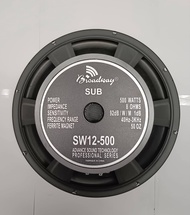 Broadway 12" Speaker SW12-500 Subwoofer 500 Watts