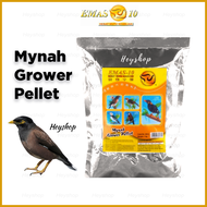 Emas 10 Mynah Grower Pellet 1kg / Tiong Mas Bird Food / Bird Feed  (3012) Makanan Burung Merdu Suara