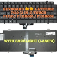 LATITUDE-14 7410 2-IN-1 LAPTOP KEYBOARD LATITUDE 14 7410 2 IN 1 2IN1 P131G P131G001 P131G002 CHROMEB