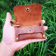 ATM Card Wallet, Car Card Holder, Change Holder, Cowhide Keychain Wallet