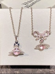 Vivienne Westwood 珍珠粉色項鍊