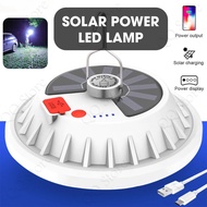 Super Bright USB Rechargeable LED Light Bulb Outdoor Camping Lamp Emergency Light Solar Lampu Pasar 