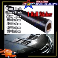 1~ROLL STICKER GLOSSY/MATTE/SHING/CARBON 3D 5D 6D 7D VINYL 152CM*30Meter
