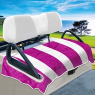 Golf Cart Seat Covers, Purple Golf Cart Seat Towel Blanket Keeps Seat Cool and Clean, 100% Microfibe