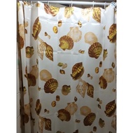 Waterproof shower curtain with hooks 170*180cm bathroom curtain