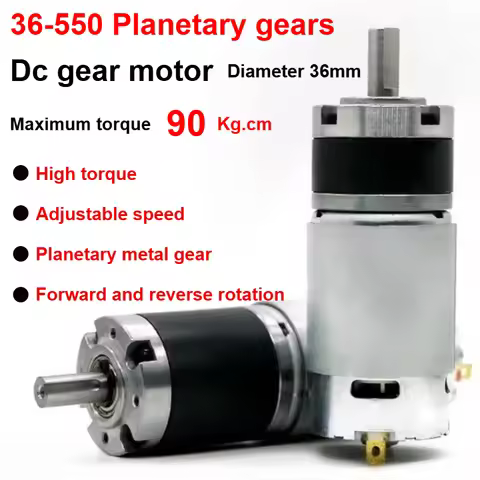 BL36-550 DC Geared Motor Brushed Planetary Gear 12v Miniature Speed Regulation Large Torque Small Mo