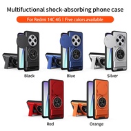 Armor Case For Redmi 14C 14R A4 A3 Pro Case Shockproof Slide Lens Protector Phone Cover For Redmi 24