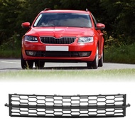 TMA~Car Front Bumper Lower Center Grille 5E08536779B9 For Octavia 5E Facelift 2013 To 2016