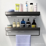 Shelf Storage Bathroom Toilet Wall Toilet Towel Wall-Mounted Perforated Toilet Shelf Washing Machine