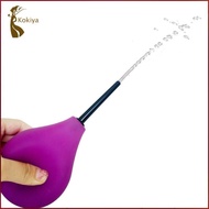 [kokiya] Silicone Bulb Enema Kit Anal Cleaning Tool Douche Enema Pump 224ML Purple
