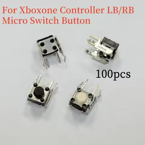 100pcs Original New LB RB Micro Switch LR Bumper Joystick Button for XBOX ONE/XBOX360 Controller