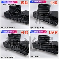 ((Can Spiral UV) Suitable for Ricoh gr3 Gr3x Metal Square Hood Color Lens Ring Accessories
