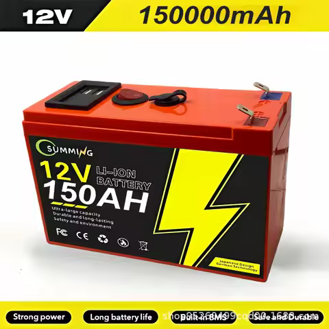 LiFePO4 12V 120Ah Lithium Polymer PO4 Deep Cycle Battery 4000+ Rechargeable Battery