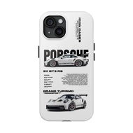 Porsche 911 GT RS Phone Case 2 Layers Compatible iPhone11 12 13 14 15 12Promax 13Promax 14plus 14Pro