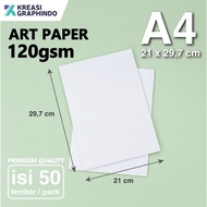Art Paper 120 gsm A4 - 50 sheets Art Paper A4